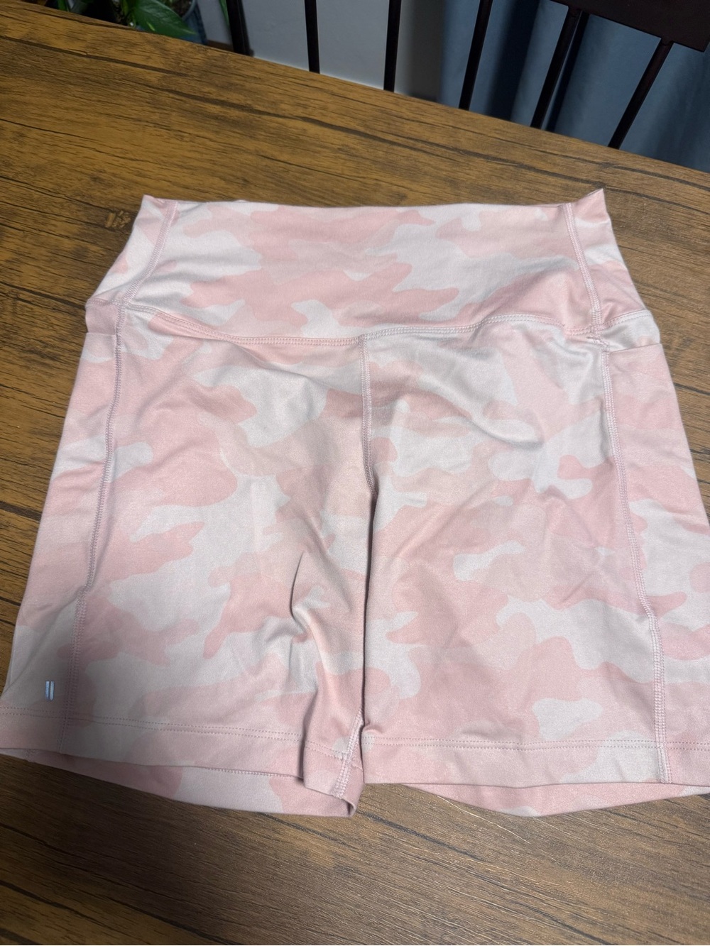 NOBULL Pink Camo High-Rise Bike Shorts